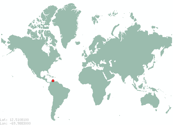 Canashito in world map